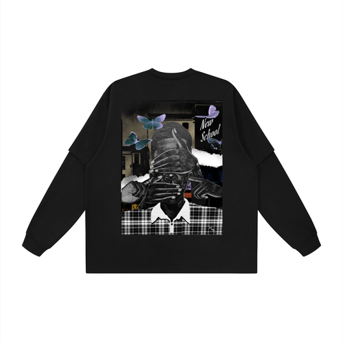 Unisex Layered Oversized YNB long sleeveT-Shirt